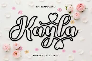 Kayla Outline Font by Ws Studio — Script Handwritten Font — thumbnail 1