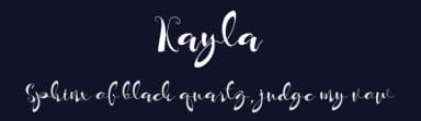 Kayla by Muhammad Akbar — Script Handwritten Font — thumbnail 2