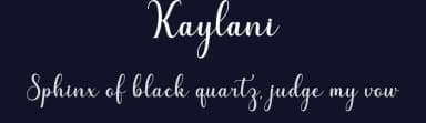 Kaylani by Fadlilah Studio — Script Handwritten Font — thumbnail 2