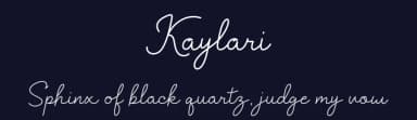 Kaylari by Digitype Studio — Script Handwritten Font — thumbnail 2