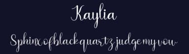 Kaylia by Fanastudio — Script Handwritten Font — thumbnail 2