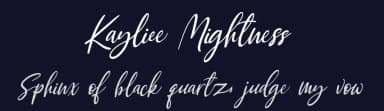 Kayliee Mightness by Staircase Studio — Script Handwritten Font — thumbnail 2