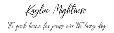 Kayliee Mightness by Staircase Studio — Script Handwritten Font — thumbnail 1