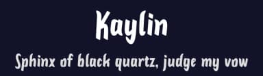 Kaylin by 7NTypes — Script Handwritten Font — thumbnail 2