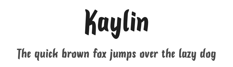Kaylin by 7NTypes — Script Handwritten Font