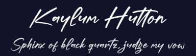 Kaylum Hutton by Letterena Studios — Script Handwritten Font — thumbnail 2