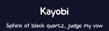Kayobi by Pixia — Script Handwritten Font — thumbnail 2