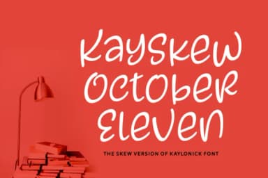 Kayskew October Eleven Font by Situjuh — Script Handwritten Font — thumbnail 1