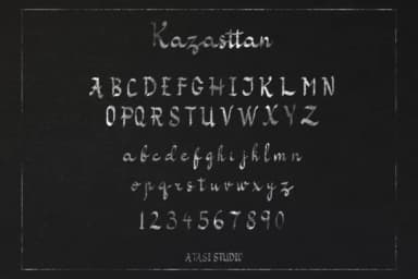Kazasttan Font by atasistudio — Script Handwritten Font — thumbnail 3