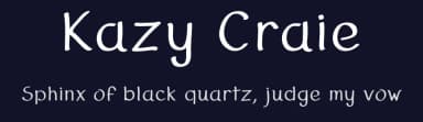 Kazy Craie by Emmanuel Didier — Script Handwritten Font — thumbnail 2