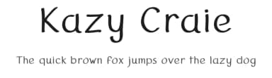 Kazy Craie by Emmanuel Didier — Script Handwritten Font — thumbnail 1