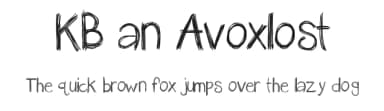 KB an Avoxlost by Khrys Kreations — Script Handwritten Font — thumbnail 1