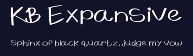 KB Expansive by Khrys Kreations — Script Handwritten Font — thumbnail 2