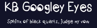 KB Googley Eyes by Khrys Kreations — Script Handwritten Font — thumbnail 2