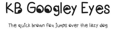 KB Googley Eyes by Khrys Kreations — Script Handwritten Font — thumbnail 1
