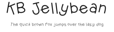 KB Jellybean by Khrys Kreations — Script Handwritten Font — thumbnail 1