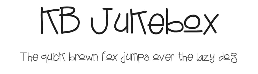 KB Jukebox by Khrys Kreations — Script Handwritten Font