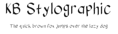 KB Stylographic by Khrys Kreations — Script Handwritten Font — thumbnail 1