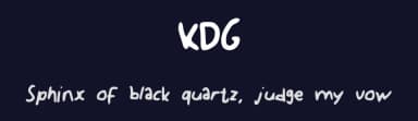 KDG by KingDGaming — Script Handwritten Font — thumbnail 2