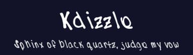 Kdizzle — Script Handwritten Font — thumbnail 2