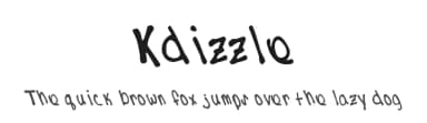 Kdizzle — Script Handwritten Font — thumbnail 1