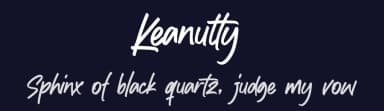 Keanutty by Gassstype — Script Handwritten Font — thumbnail 2