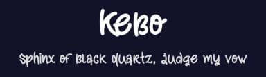 Kebo by DLetters.Std — Script Handwritten Font — thumbnail 2
