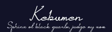 Kebumen by Fuma Store — Script Handwritten Font — thumbnail 2