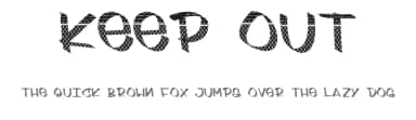 Keep Out by CrazeCo.com.au — Script Handwritten Font — thumbnail 1
