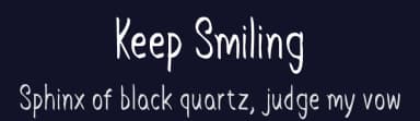Keep Smiling by Md Shohail Bhuian — Script Handwritten Font — thumbnail 2