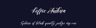 Keffie Austina by Kong Font — Script Handwritten Font — thumbnail 2