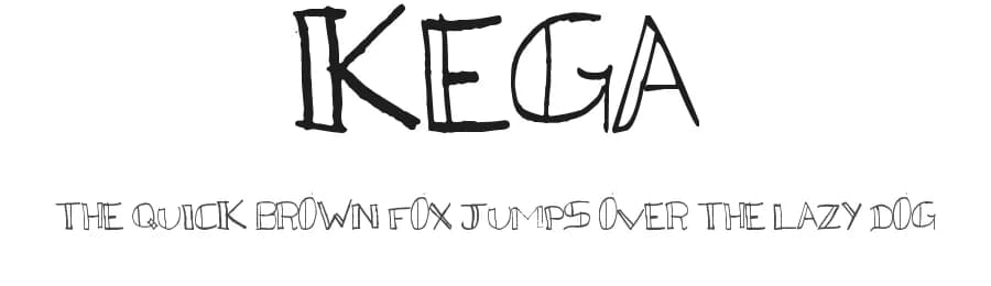 Kega by Khrysthynne — Script Handwritten Font