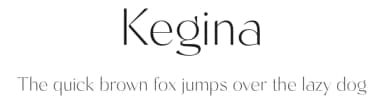 Kegina by Attract Studio — Serif Font — thumbnail 1