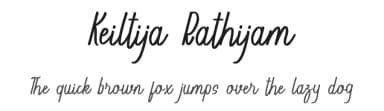 Keiltija Rathijam by bringtypestudio.co — Script Handwritten Font — thumbnail 1