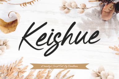 Keishue Font by rometheme — Script Handwritten Font — thumbnail 1