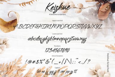 Keishue Font by rometheme — Script Handwritten Font — thumbnail 5