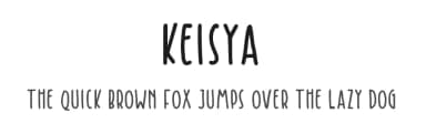 Keisya by mlkwsn — Script Handwritten Font — thumbnail 1