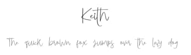 Keith by olexstudio — Script Handwritten Font — thumbnail 1