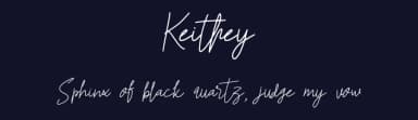 Keithey by Enigma Lettering Studio — Script Handwritten Font — thumbnail 2