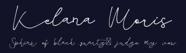 Kelana Moris by Edric Studio — Script Handwritten Font — thumbnail 2
