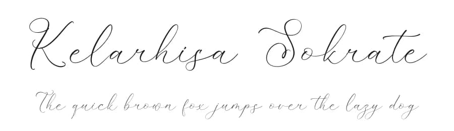Kelarhisa Sokrate by Storytype Studio — Script Handwritten Font — preview 1