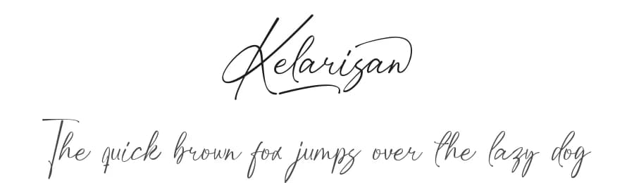 Kelarisan by GFR Creative — Script Handwritten Font