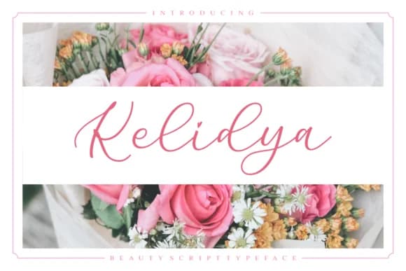 Kelidya Font by Keithzo (7NTypes) — Script Handwritten Font