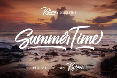 Kelium Font by Kavoon — Script Handwritten Font — thumbnail 5
