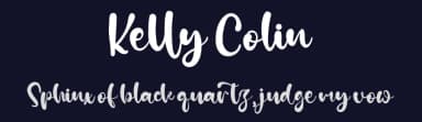 Kelly Colin by Vztype Studio — Script Handwritten Font — thumbnail 2