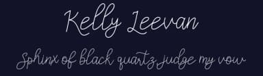 Kelly Leevan by AEN Creative Studio — Script Handwritten Font — thumbnail 2