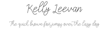 Kelly Leevan by AEN Creative Studio — Script Handwritten Font — thumbnail 1