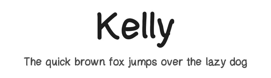 Kelly by Zanfonts — Script Handwritten Font