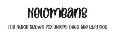 Kelombang by Creatype Studio — Script Handwritten Font — thumbnail 1