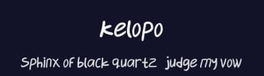 Kelopo by saestudio — Script Handwritten Font — thumbnail 2